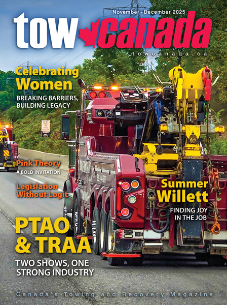 cover of Tow Canada November-December 2025 issue.