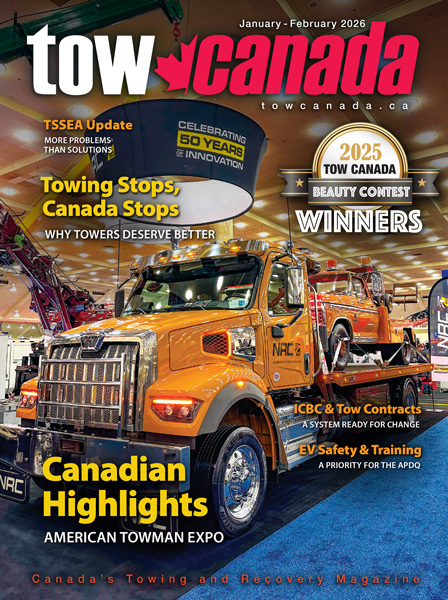 Tow Canada magazine Jan-Feb 2026 cover